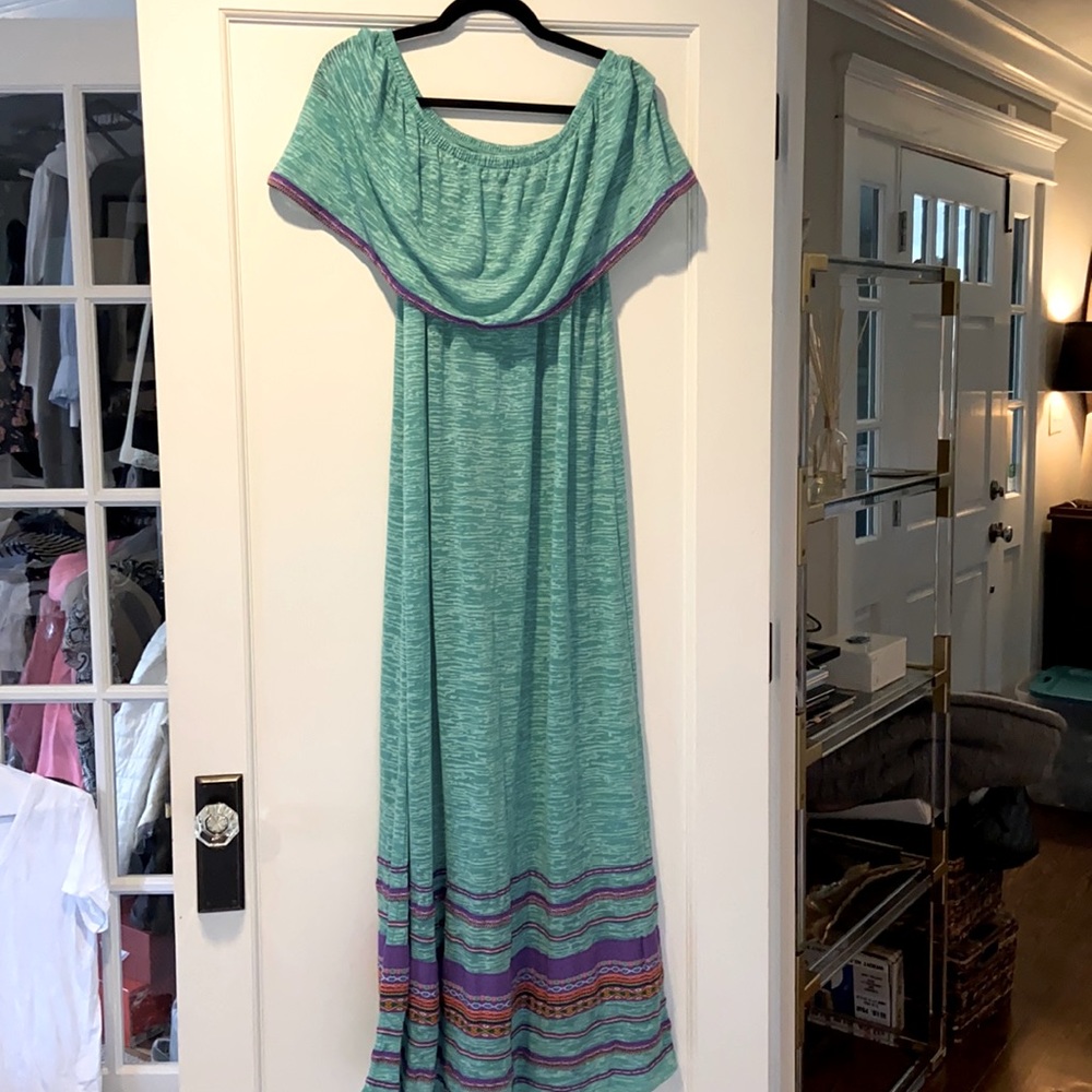 Pitusa long off the shoulder dress or cover up.